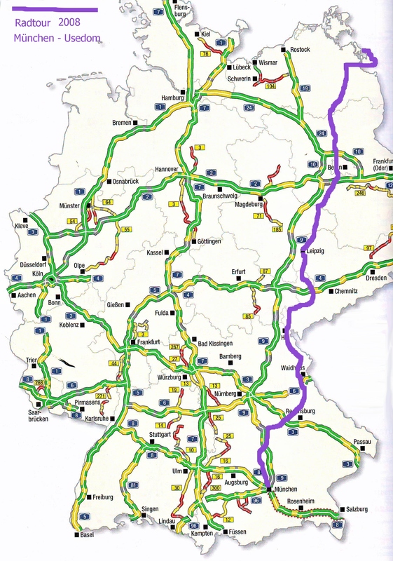 Teil 1: Die Route zur Ostsee
