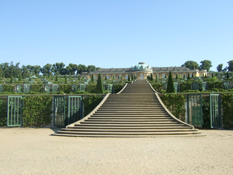 Das Schloss Sanssouci in Potsdam