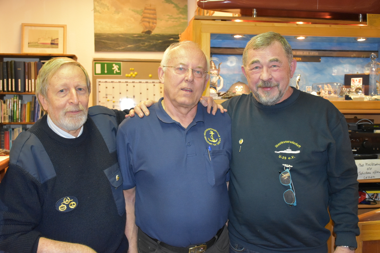 Bernhard Schülein, Josef "Sepp" Motl und Jürgen Weber