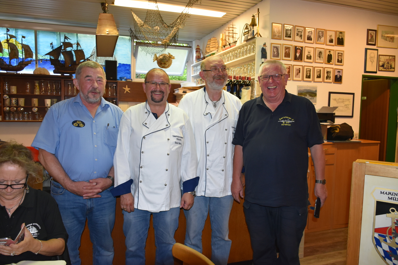Jürgen (UK München), die Smuts Georg und Helmut, Heinrich (Fletcher-Fahrer)