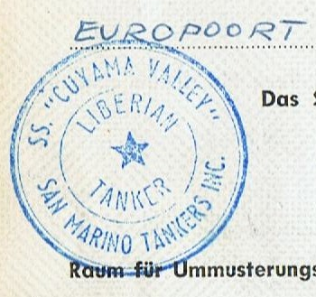 Stempel der Cuyama Valley