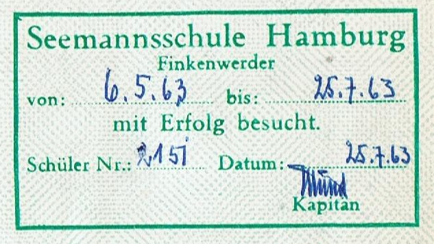 Stempel der Seemannsschule