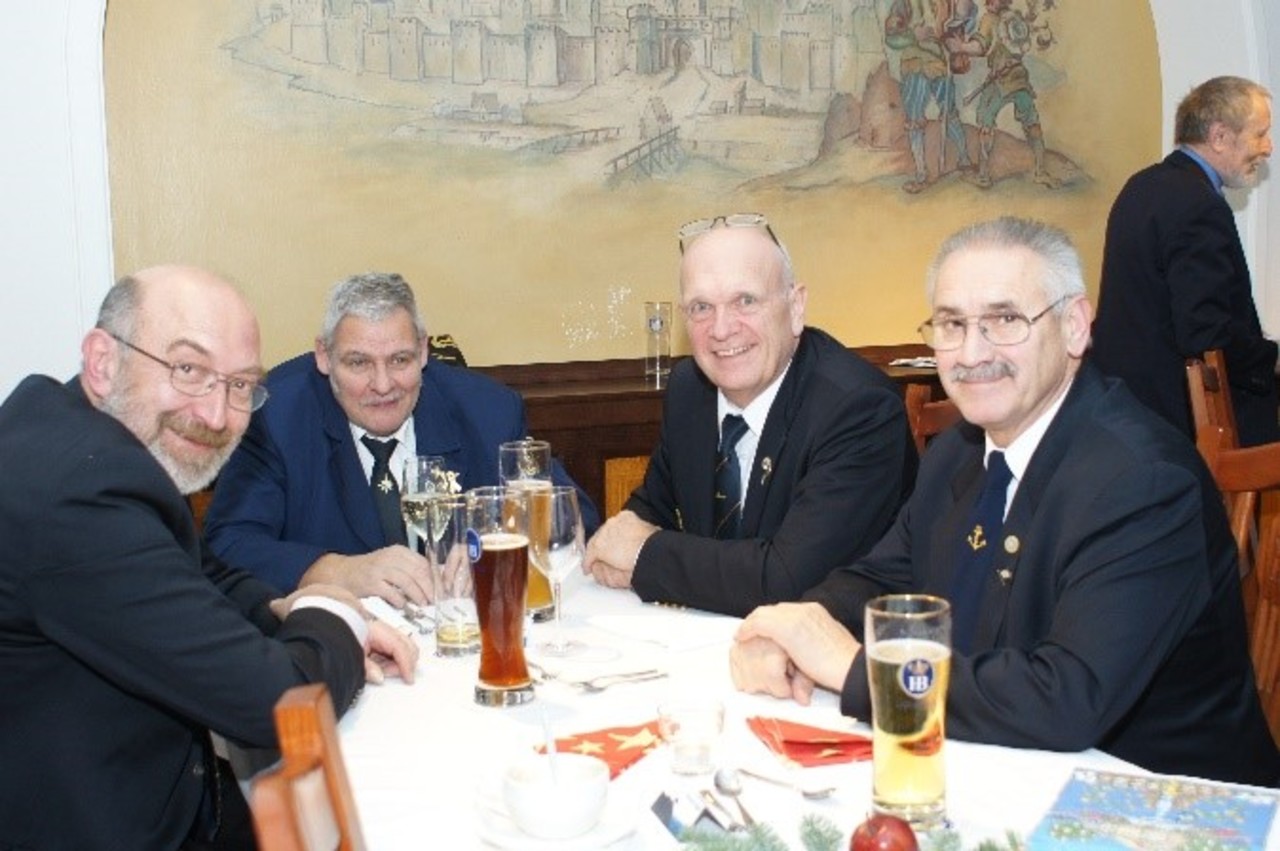 Kamerad Helmut Voecks mit Ubootkameraden