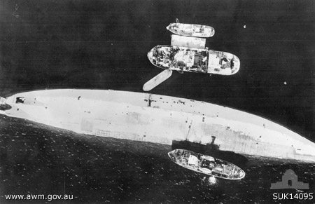 Die gekenterte Tirpitz